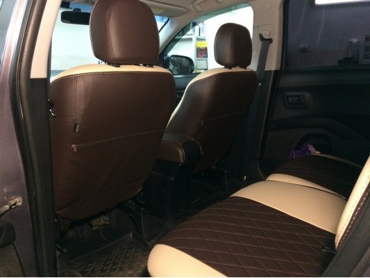 Авточехлы на Mitsubishi Outlander XL Авточехлы на Mitsubishi Outlander XL