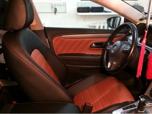 Каркасные авточехлы на Volkswagen Passat CC